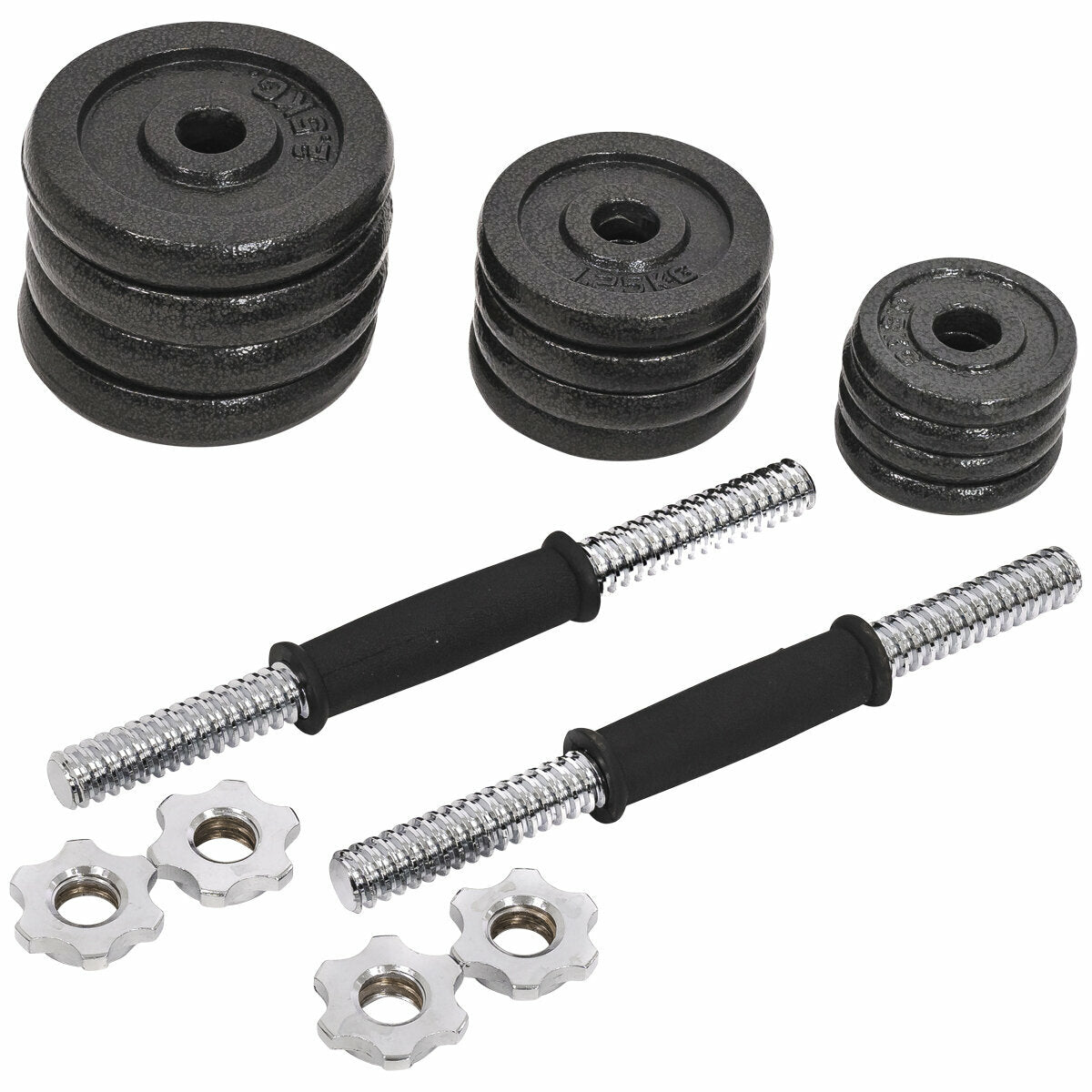 Dumbbell Set Weight Dumbbells Home Gym Training Fitness Barbell Equipment Case